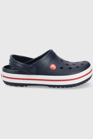 Crocs Dětské pantofle tmavomodrá barva