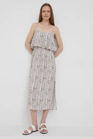 Pepe Jeans Šaty Martine maxi, jednoduchý