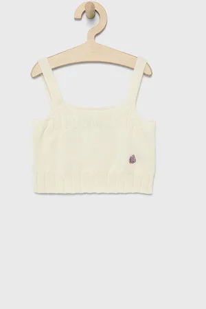 Benetton Dětský bavlněný top barva