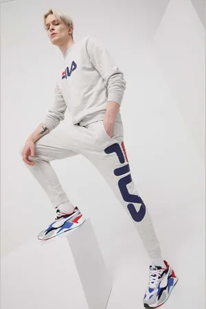 Fila Kalhoty Bronte pánské, barva, melanžové, FAU0069