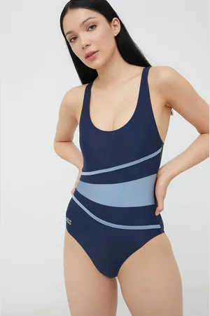 Aquaspeed Jednodílné plavky Stella tmavomodrá barva, mírně vyztužený košík