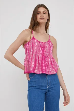 Pepe Jeans Bavlněná halenka Pam dámská, barva, vzorovaná