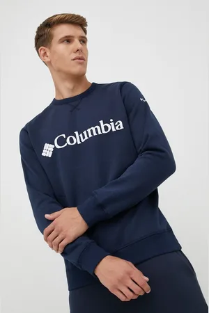 Columbia Mikina pánská, tmavomodrá barva, melanžová