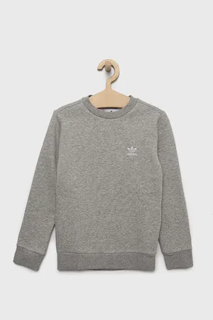 adidas Dětská mikina barva, melanžová