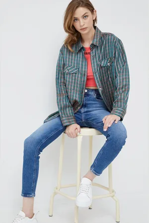 Paul Smith Košile s příměsí lnu dámská, regular, s klasickým límcem