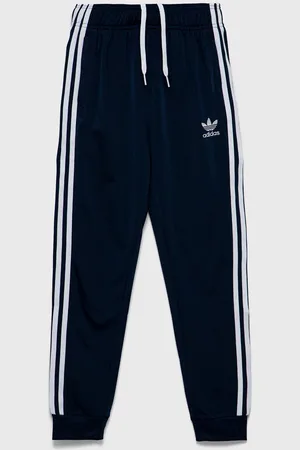 adidas Dětské tepláky tmavomodrá barva, s aplikací