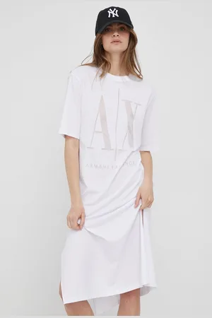 Armani Exchange Šaty barva, midi, 8NYAHX YJ8XZ NOS