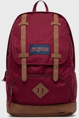 JanSport Batoh vínová barva, velký, vzorovaný