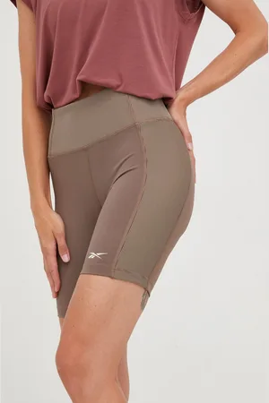 Reebok Šortky na jógu barva, high waist