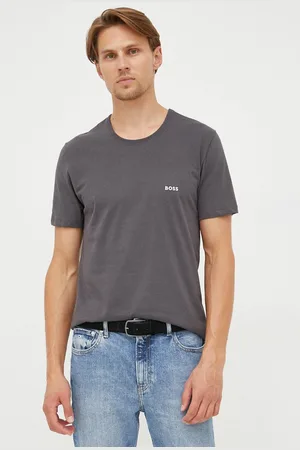 HUGO BOSS Bavlněné tričko 3-pack černá barva, 50475284