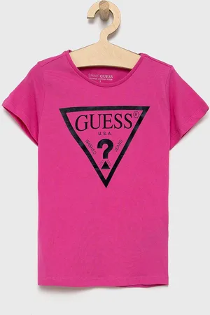 Guess Dětské bavlněné tričko barva