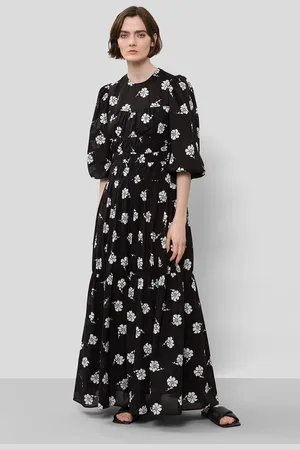 Ivy & Oak Bavlněné šaty barva, maxi