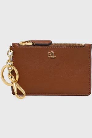 Ralph Lauren Kožené pouzdro na karty barva, 432876731001