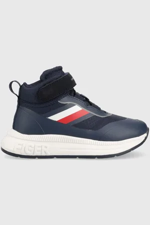 Tommy Hilfiger Dětské sneakers boty tmavomodrá barva