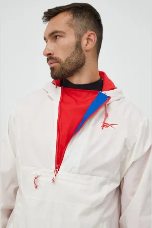 Reebok Bunda pánská, barva, přechodná, oversize