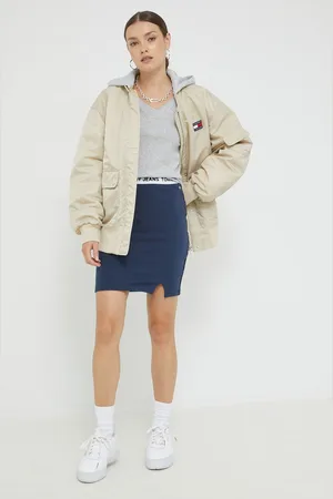 Tommy Hilfiger Sukně tmavomodrá barva, mini