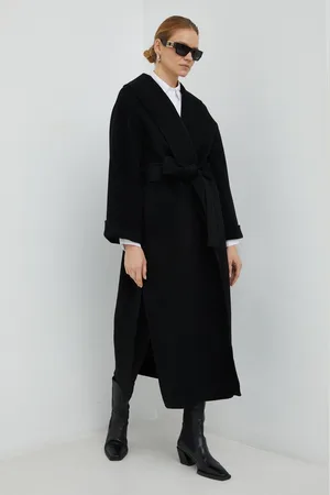 By Malene Birger Vlněný kabát Trullem barva, přechodný