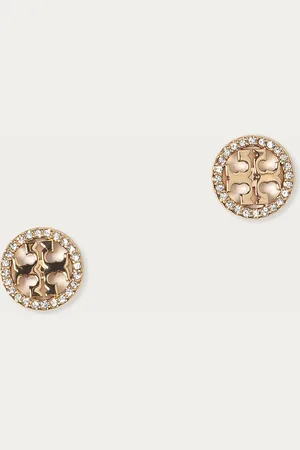 Tory Burch Náušnice MILLER PAVE STUD "53422."