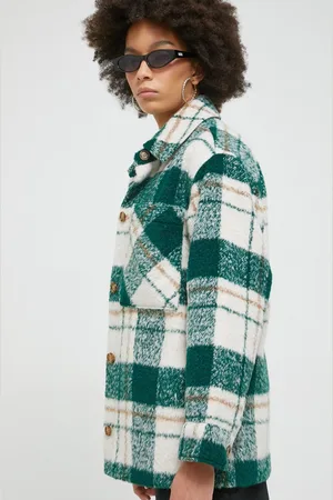 Abercrombie & Fitch Bunda dámská, barva, přechodná, oversize