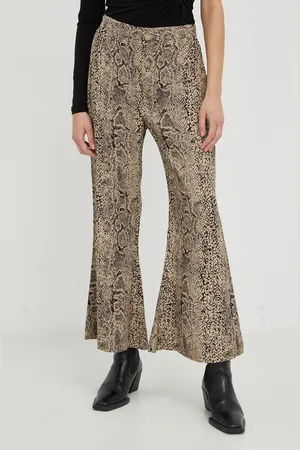 By Malene Birger Kalhoty dámské, barva, zvony, high waist