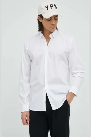 Bruuns Bazaar Košile pánská, barva, regular, s límečkem button-down