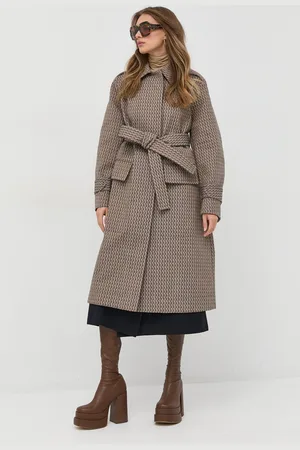 Victoria Beckham Kabát dámský, barva, přechodný