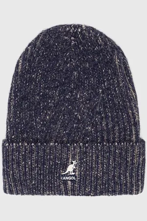 Kangol Čepice z vlněné směsi tmavomodrá barva