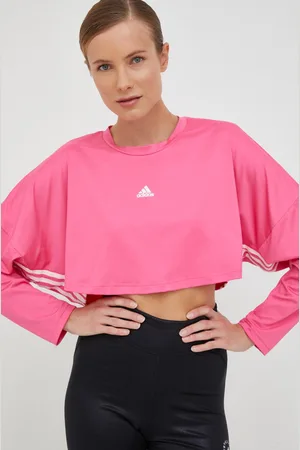 adidas Tréninkové tričko s dlouhým rukávem Hyperglam barva