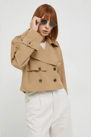 Abercrombie & Fitch Bunda dámská, barva, přechodná