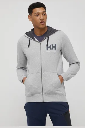 Helly Hansen Bavlněná mikina pánská, barva, s potiskem, 34163