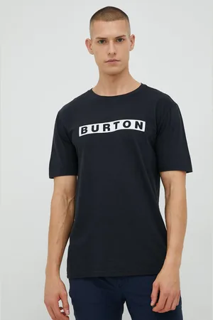Burton Bavlněné tričko barva, s potiskem