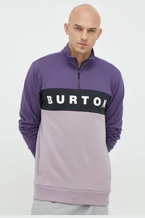 Burton Mikina pánská, růžová barva, vzorovaná