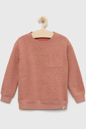 Benetton Dětská mikina barva, melanžová