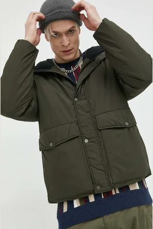 Abercrombie & Fitch Bunda pánská, barva, zimní, oversize