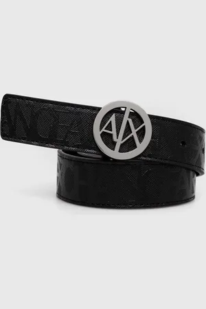 Armani Exchange Pásek dámský, černá barva