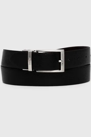 HUGO BOSS Oboustranný kožený pásek pánský, barva, 50447116