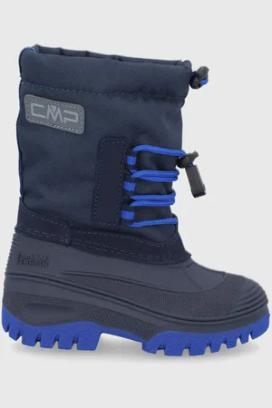 CMP Zimní boty KIDS AHTO WP SNOW BOOTS tmavomodrá barva