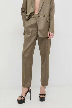 Guess Kalhoty dámské, barva, široké, high waist