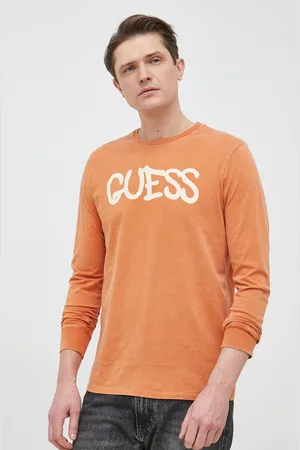 Guess Bavlněné tričko s dlouhým rukávem x Brandalised barva