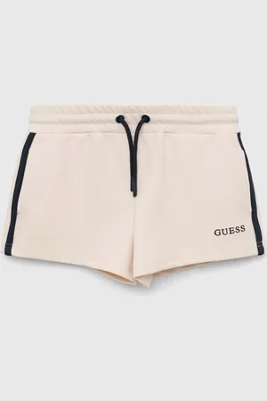Guess Dětské kraťasy barva, s aplikací, nastavitelný pas