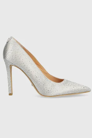 Guess Lodičky Silks barva, FL5SLK SAT08 SILVE