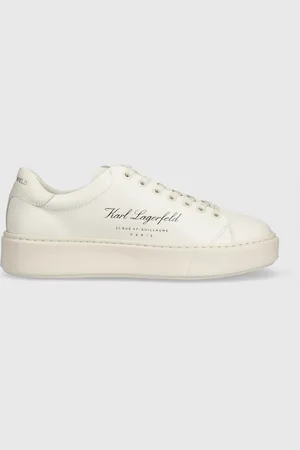 Karl Lagerfeld Kožené tenisky MAXI KUP barva, KL52223