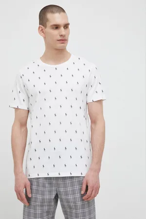 Ralph Lauren Bavlněné pyžamové tričko barva, 714899612