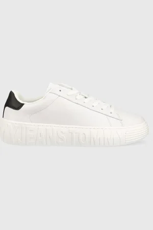 Tommy Hilfiger Kožené tenisky LEATHER OUTSOLE barva, EM0EM01159