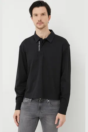 Calvin Klein Bavlněné tričko s dlouhým rukávem barva