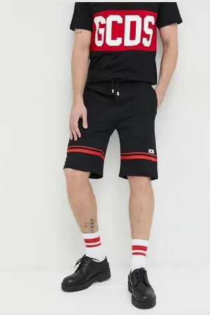 GCDS Bavlněné šortky pánské, barva