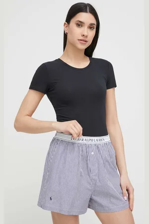 Ralph Lauren Pyžamové tričko tmavomodrá barva