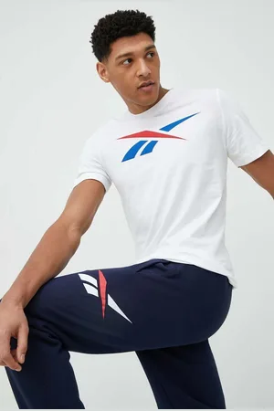 Reebok Bavlněné tričko barva, s potiskem, HS4899.100065058