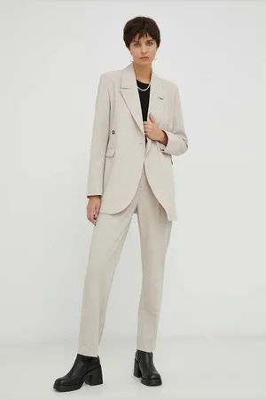 Herskind Kalhoty Brandy dámské, barva, jednoduché, high waist