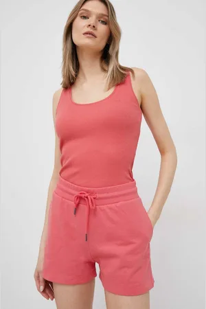 Pepe Jeans Bavlněné šortky Whitney barva, hladké, high waist